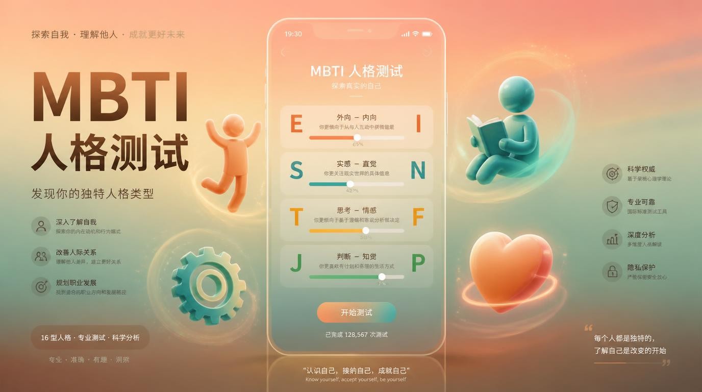 AndroidMBTI测试：100题专业人格测评工具