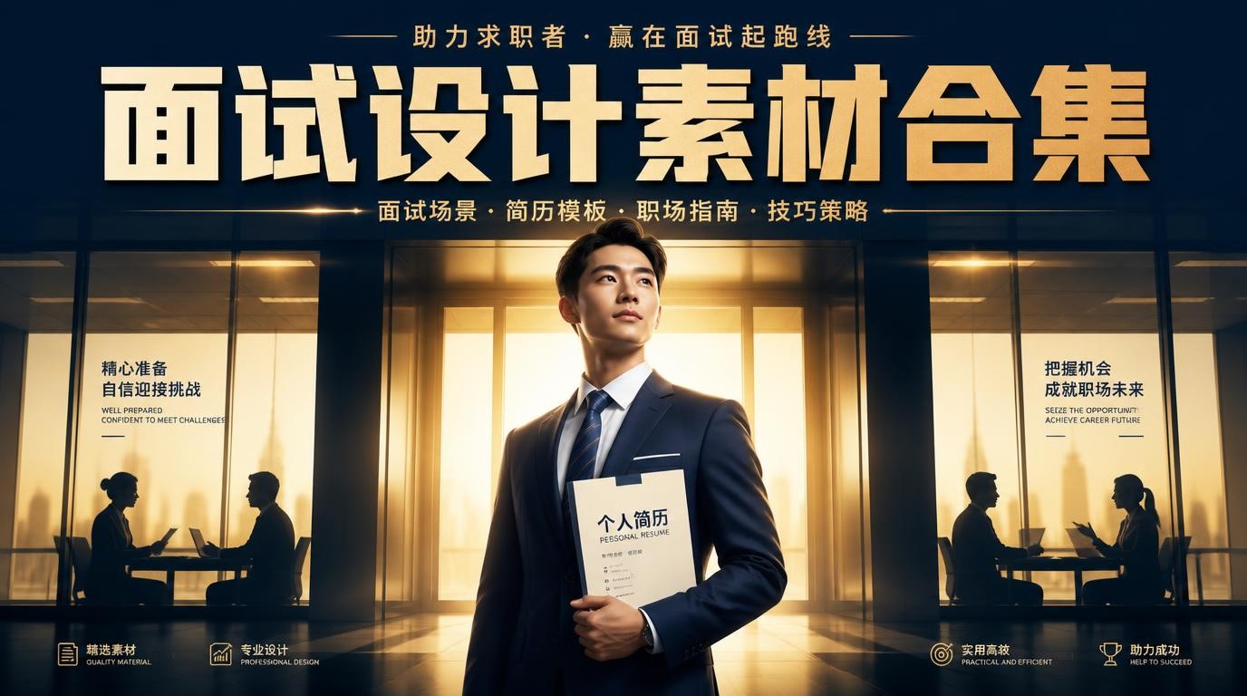 毕业求职面试设计素材合集，助你拿下心仪offer