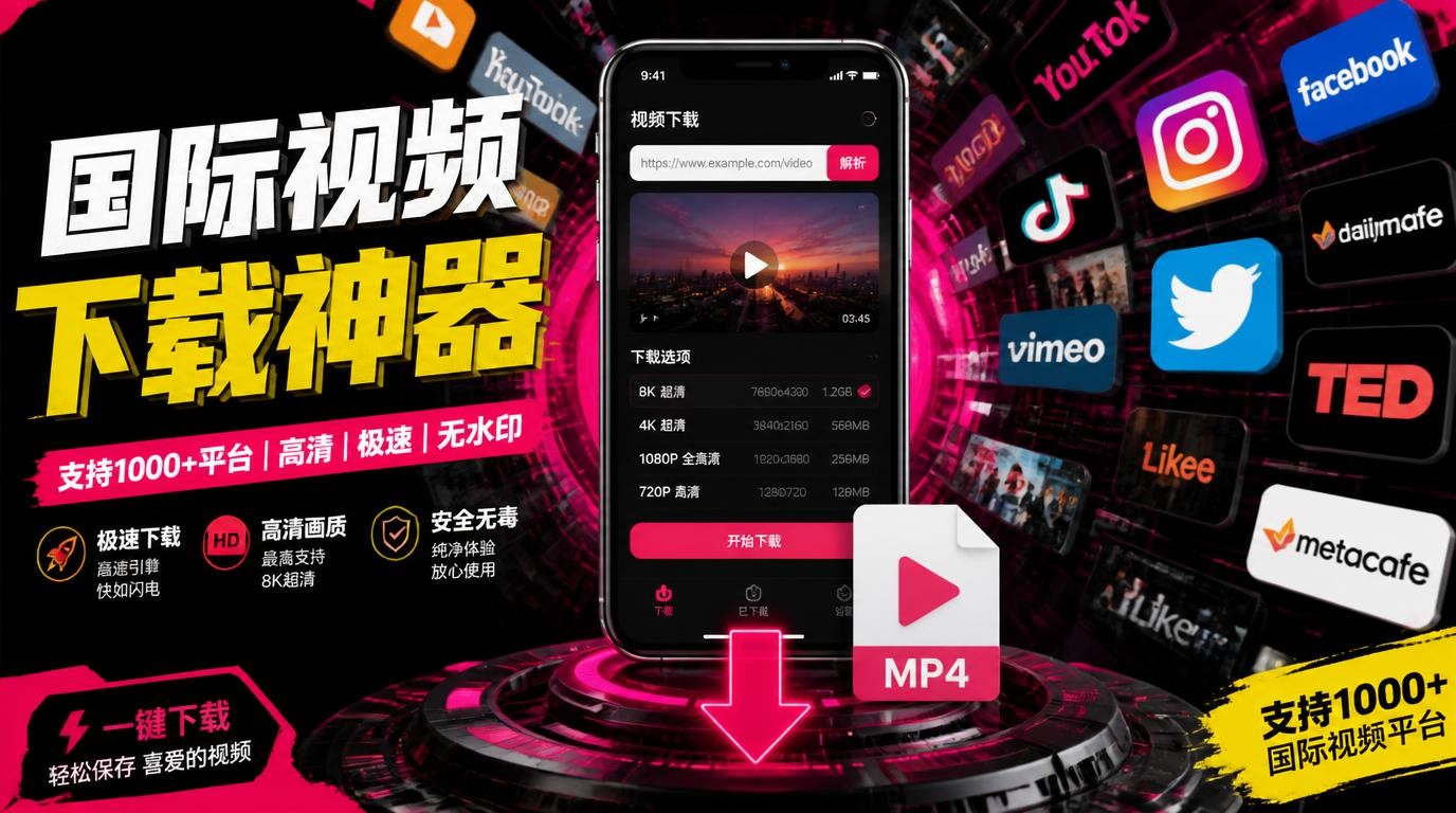 AndroidMediaSaver解锁会员版：国际视频下载神器