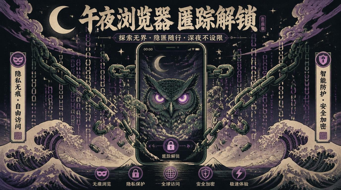 午夜浏览器高级版：解锁代理，隐藏IP畅游暗网