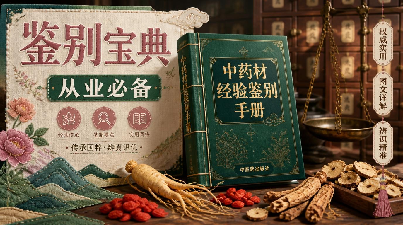 中药材鉴别宝典：349M经验手册，从业者必备