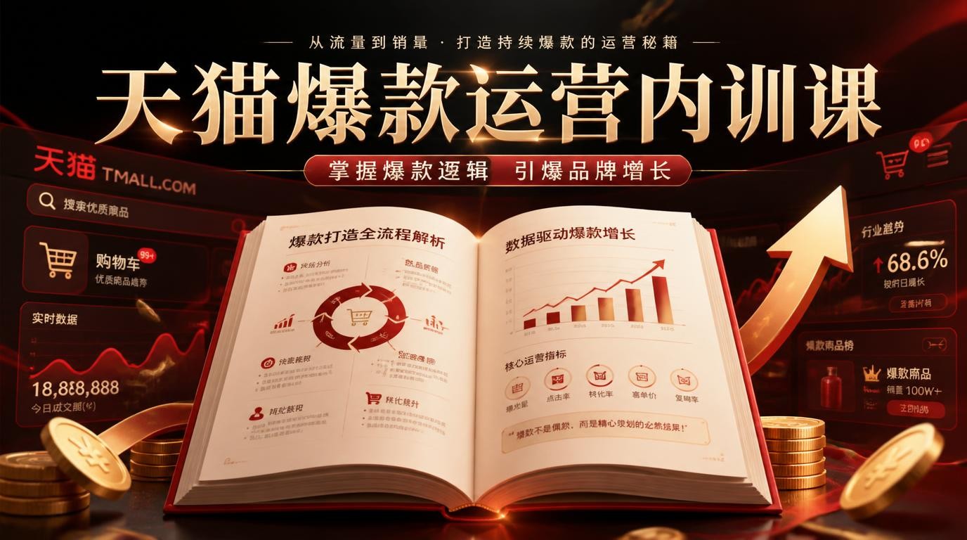 天猫爆款打造内训课：可复制的运营方案大揭秘