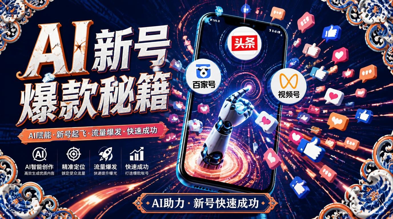 AI多平台玩法亲测：新号也能轻松出爆款！