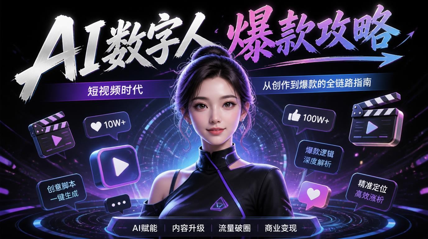 AI数字人视频拍摄全攻略，轻松打造爆款短视频