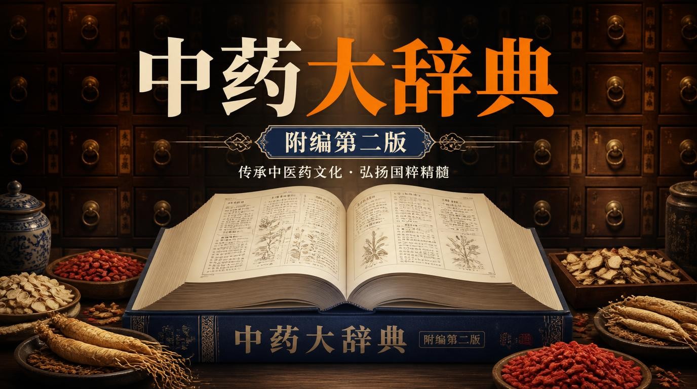 中药大辞典附编第二版：1554M高清PDF，中药研究必备宝典