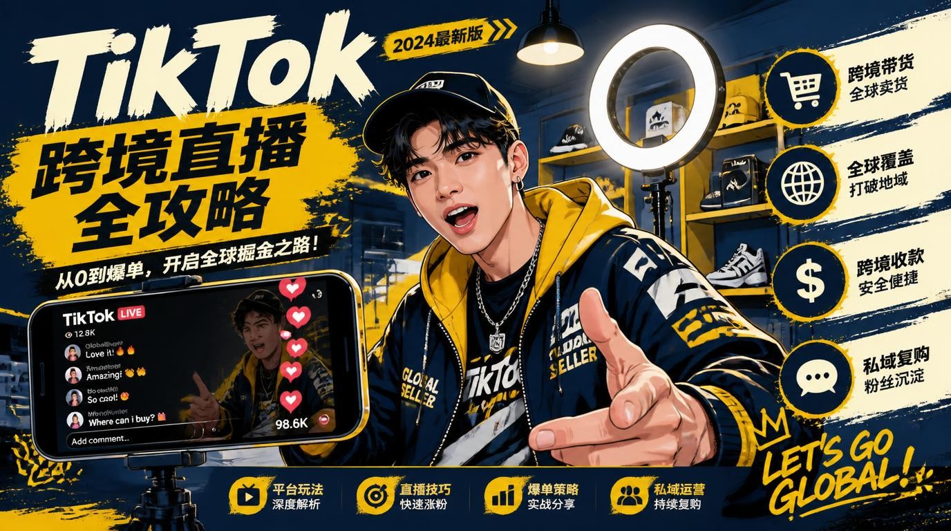 2026TikTok跨境直播带货全攻略：从0到1搭建完整运营体系