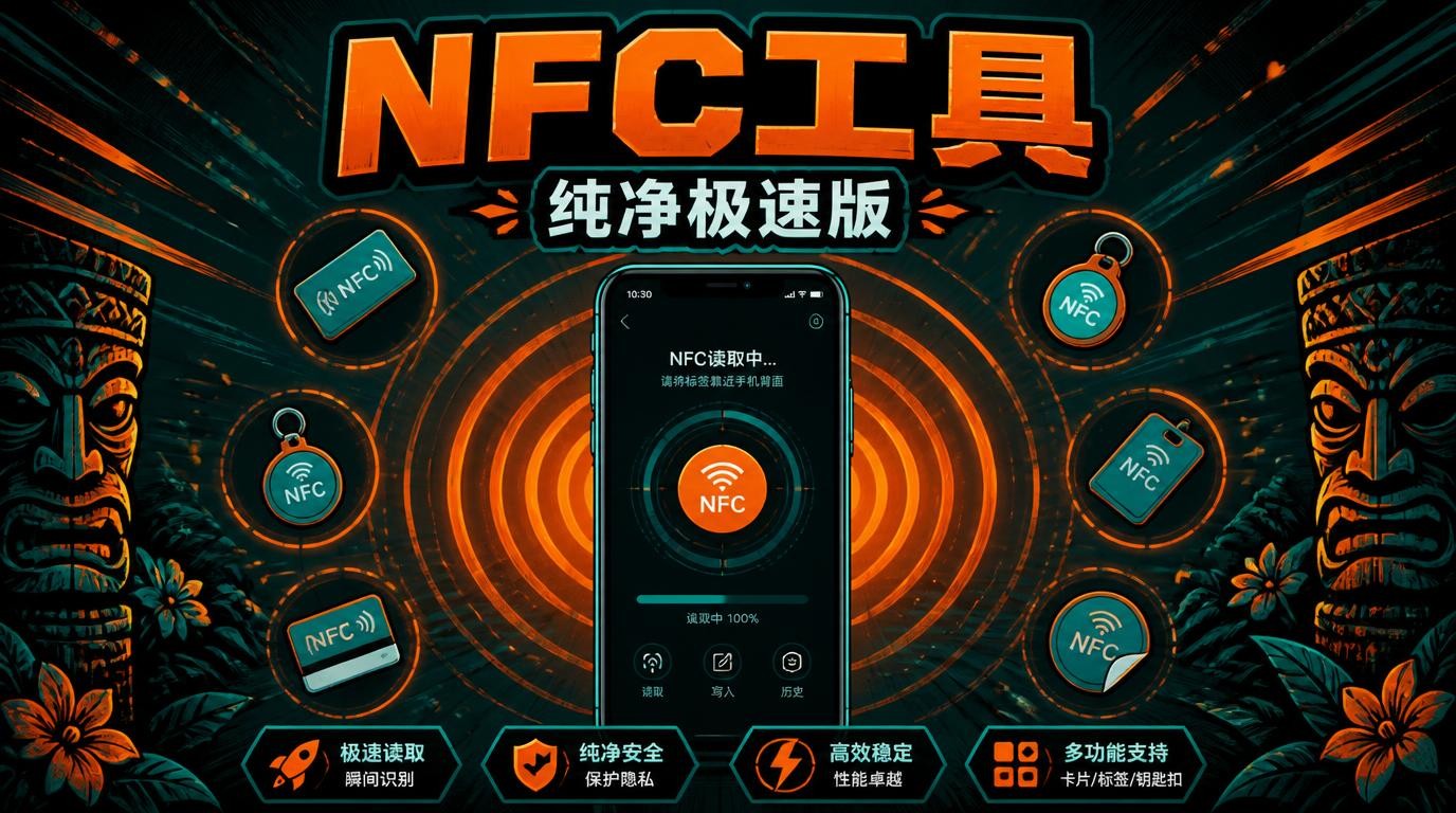 Android NFC Tools v10：一键读取，响应超快纯净版