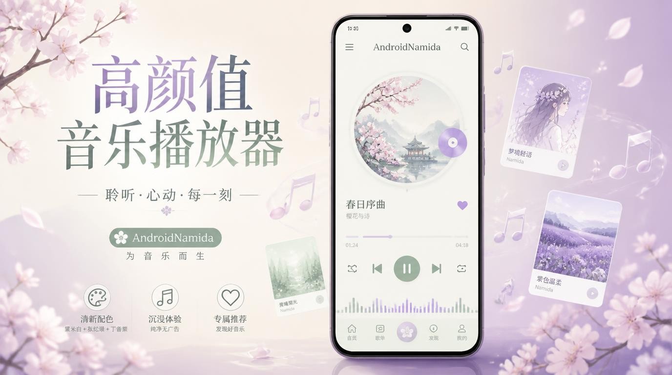 AndroidNamida：高颜值音乐播放器，颜值不输椒盐