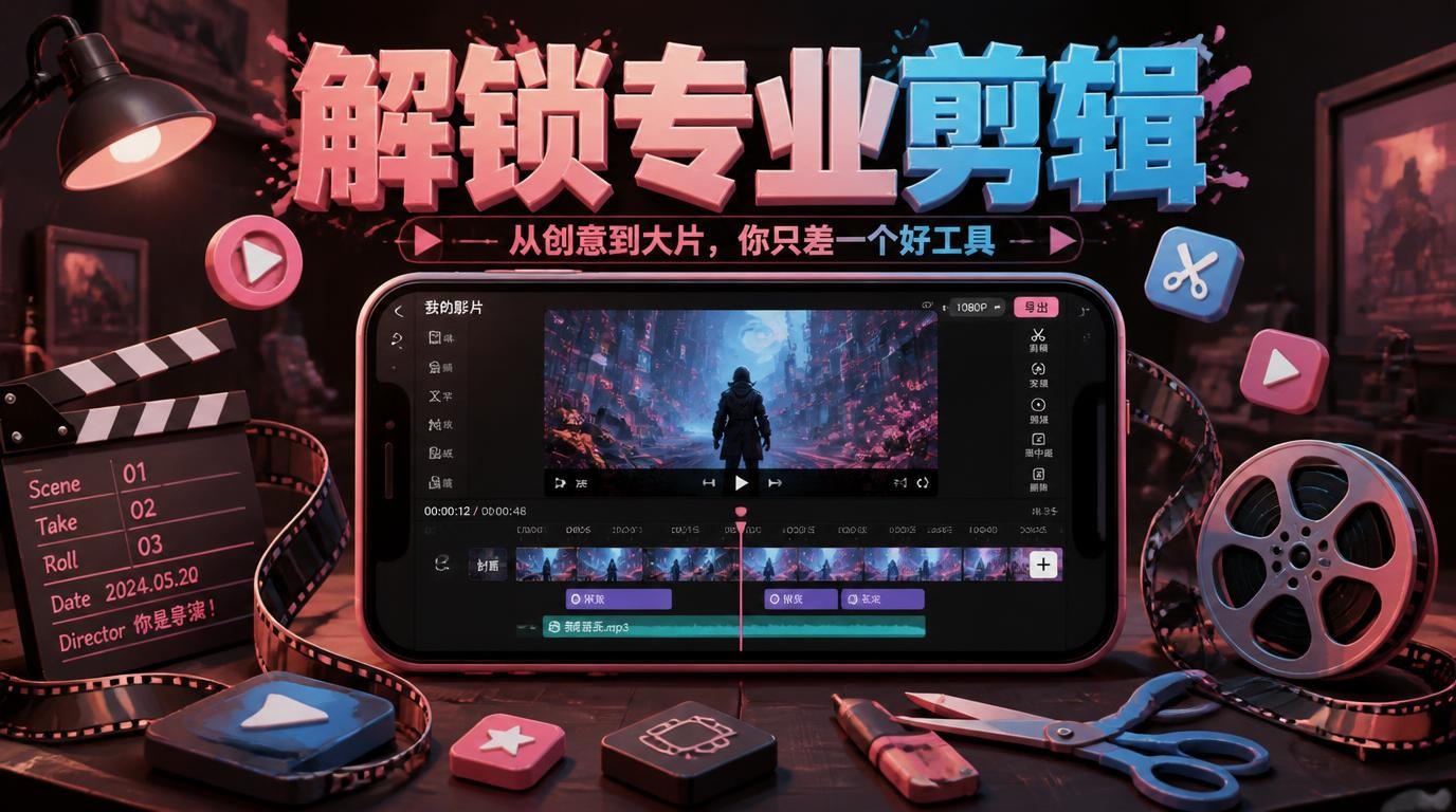 AndroidNodeVideo解锁会员，专业视频剪辑神器