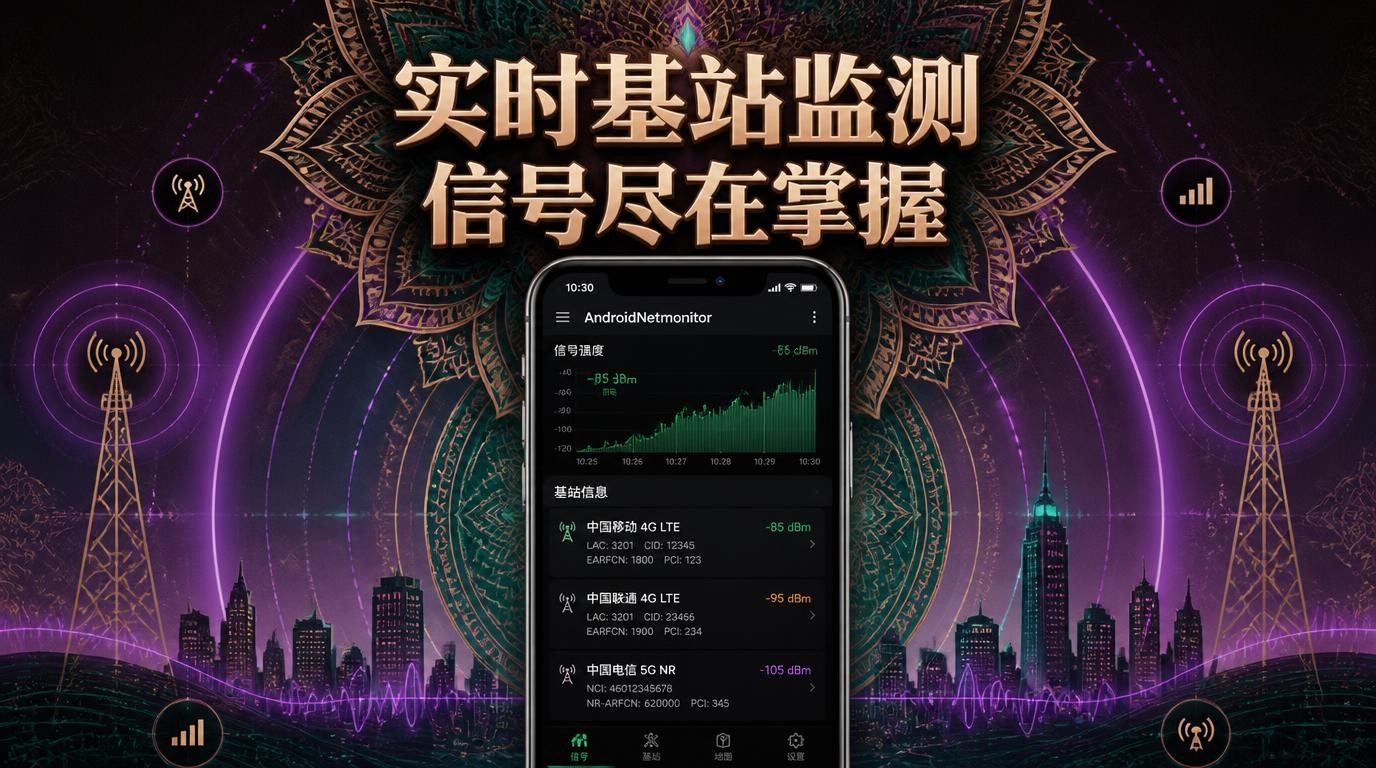 AndroidNetmonitor高级版：实时基站监测，信号尽在掌握