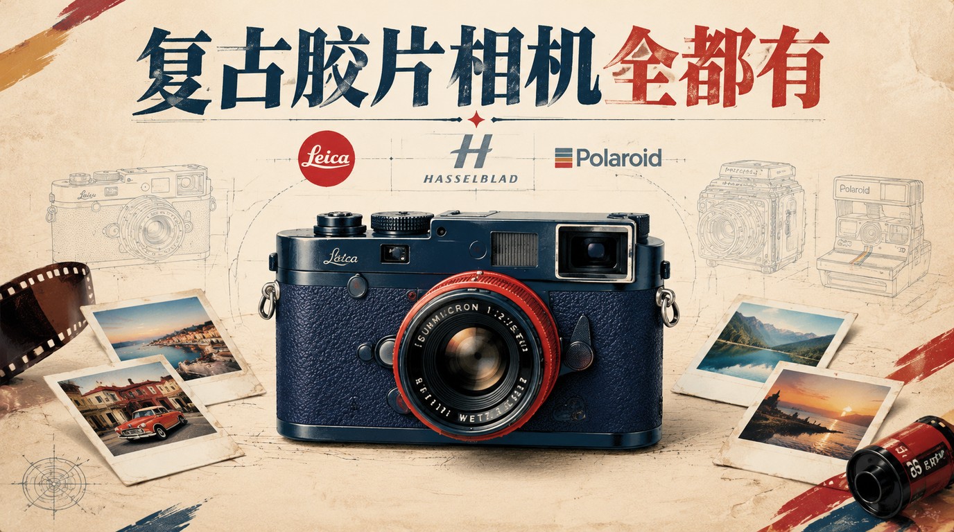 复古胶片相机App，徕卡哈苏宝丽来全都有