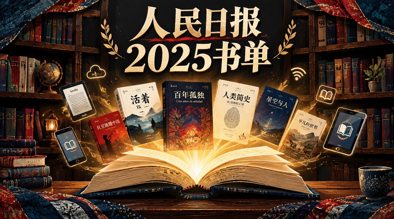 2025人民日报推荐书单：90部高质量好书，2G资源限时分享